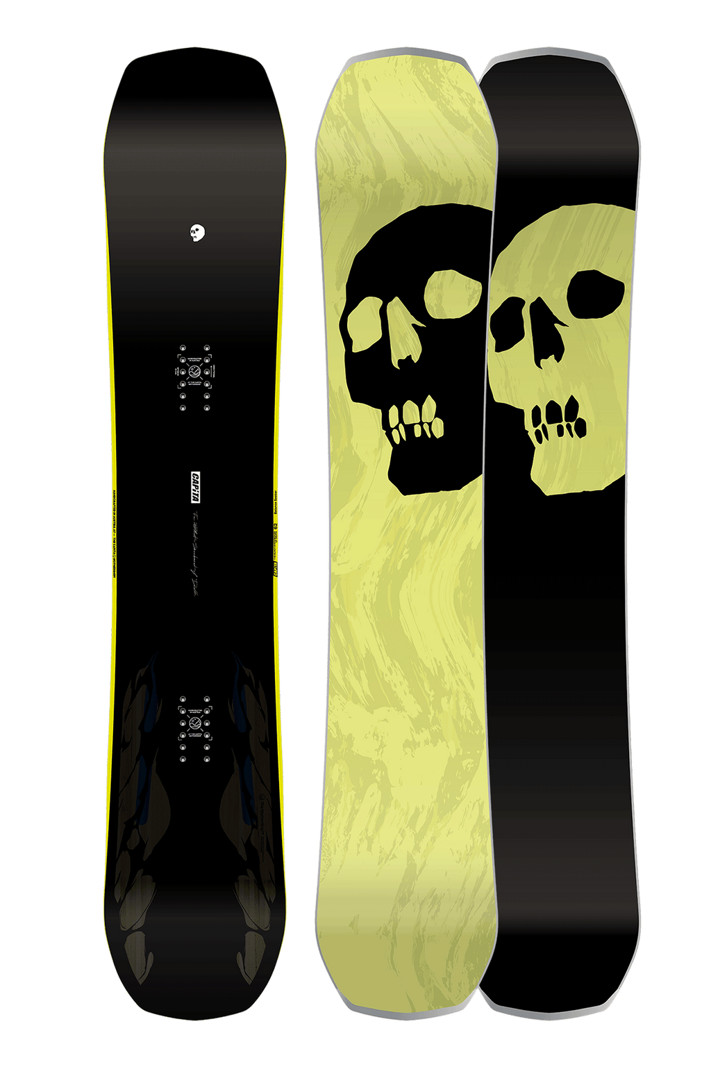THE BLACK SNOWBOARD OF DEATH