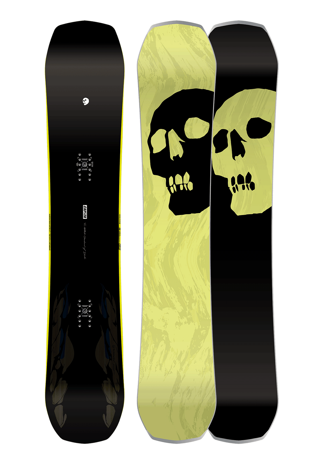THE BLACK SNOWBOARD OF DEATH