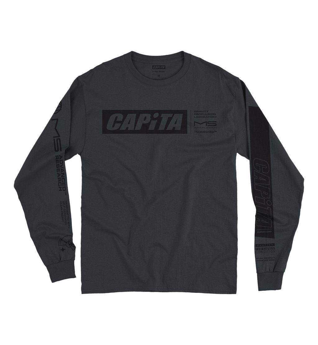 Mothership Long Sleeve Charcoal